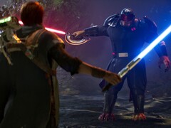 Изображение из игры Star Wars Jedi: Fallen Order" показывает Кэла Кестиса и врага. (Источник изображения: Steam)