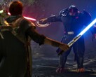 Изображение из игры Star Wars Jedi: Fallen Order" показывает Кэла Кестиса и врага. (Источник изображения: Steam)