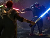 Изображение из игры Star Wars Jedi: Fallen Order" показывает Кэла Кестиса и врага. (Источник изображения: Steam)