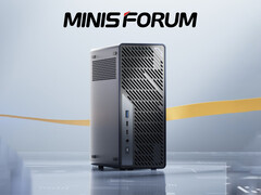 Minisforum MS-02 Ultra спереди. (Источник изображения: Minisforum - отредактировано)