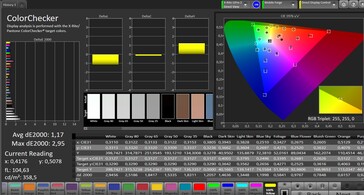 CalMAN Color Accuracy (sRGB)