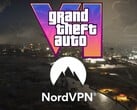 Баннер для GTA 6 с логотипом NordVPN