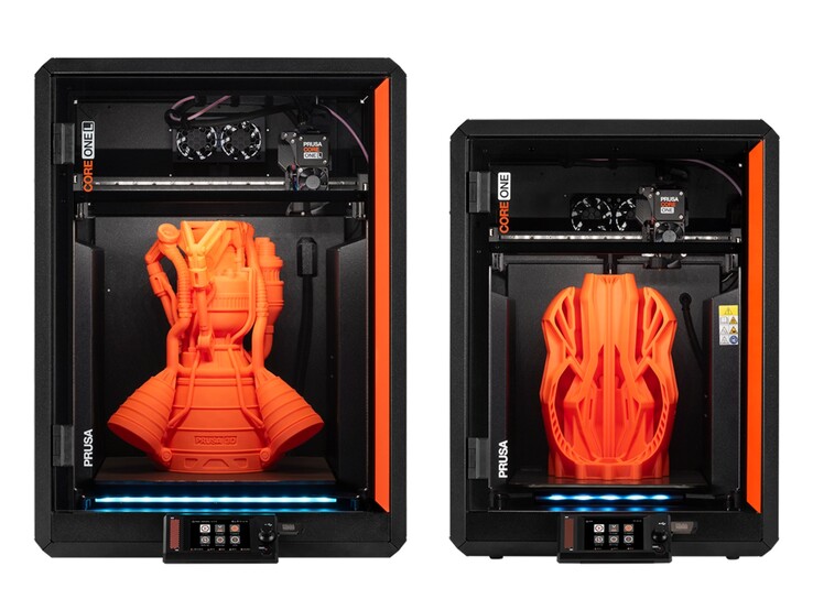 Prusa Core One L (слева) против Core One (справа). (Источник изображения: Prusa)