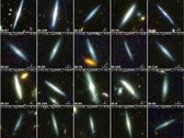 Цветные составные изображения с космического телескопа Джеймса Уэбба показывают дисковые галактики (Источник изображения: JWST)