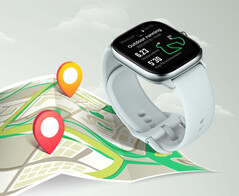 Новые GTS 4 Mini - любопытное дополнение к линейке продуктов Amazfit, на фото - старшая модель. (Источник изображения: Amazfit)