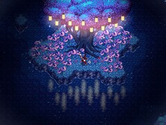 Изображение, показывающее окружение в CrossCode.