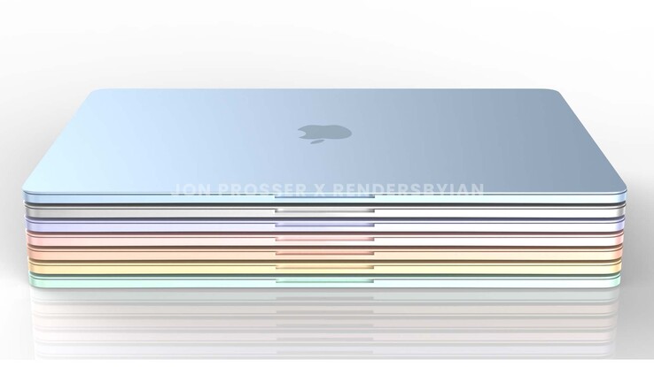 Подобно iPad Air и iMac 24, следующий MacBook Air будет доступен в ярких цветах... вероятно. (Изображение: Jon Prosser, Ian Zelbo)