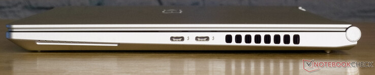 Правая сторона: 2x USB-C (Thunderbolt 4, DisplayPort)