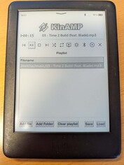 KinAmp - это MP3-плеер для Вашего Kindle, который можно использовать с bluetooth-наушниками (Источник изображения: Notebookcheck)