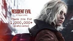Resident Evil Requiem празднует 1 миллион списков желаний на разных платформах. Благодарственное сообщение на фотографии (источник изображения: аккаунт Resident Evil's X)