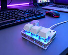 Мини-клавиатура с эффектом Холла SayoDevice O3C с клавишами с эффектом Холла, RGB-кнопками и металлической вращающейся ручкой