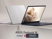 Intel-ZenBook 14 против AMD-ZenBook 14 (Источник изображения: Asus с правками)