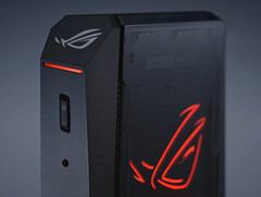 Asus спроектировал ROG NUC 2025 так, чтобы его можно было использовать вертикально, как и его предшественника. (Источник изображения: Asus)