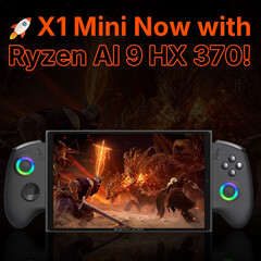 OneXPlayer X1 Mini конкурирует с оригинальной моделью Lenovo Legion Go с идентичным дисплеем. (Источник изображения: One-Netbook)