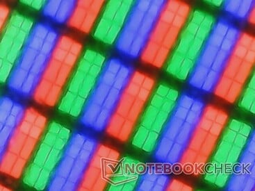 Чёткая и однородная структура RGB-субпикселей