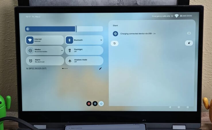 Похоже, что Desktop View от Google заимствует элементы пользовательского интерфейса, использованные в планшетах Pixel Tablet и Pixel Fold. (Источник изображения: Andorid Authority)