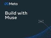 Мета-логотип с надписью «Build with Muse» на тёмном фоне