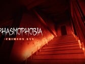 Баннер, демонстрирующий обновление Crimson Eye для Phasmophobia