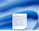 Новый поиск Windows 11, отображающий недавние файлы, приложения, настройки и встроенные действия.