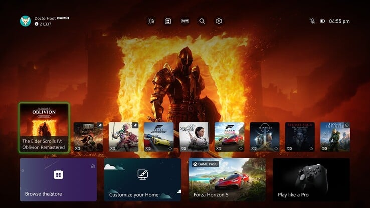 Изменения пользовательского интерфейса домашнего экрана Xbox Insider (Источник изображения: Xbox Wire)