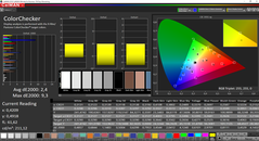 CalMAN ColorChecker (после калибровки)