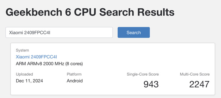 (Источник изображения: Geekbench)