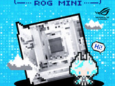 Единственный тизер Asus для материнской платы ROG 'Mini Blizzard'. (Источник изображения: Asus)