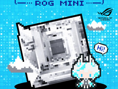 Единственный тизер Asus для материнской платы ROG 'Mini Blizzard'. (Источник изображения: Asus)