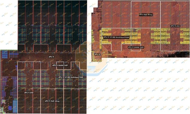 NPU 5 компании Intel имеет меньшие размеры, чем NPU 4 в Lunar Lake, при этом сохраняя ту же пропускную способность в формате INT8.