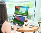 LiftVue можно установить над экраном ноутбука с помощью специальной подставки.