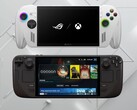 ROG Xbox Ally и Steam Deck OLED на фото