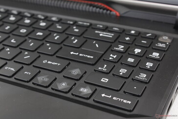Размеры клавиш цифрового блока стрелок меньше, чем у основной части клавиатуры