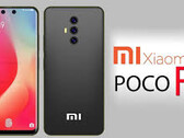 Недавний рендер "Pocophone F2". (Источник: The Leaker)