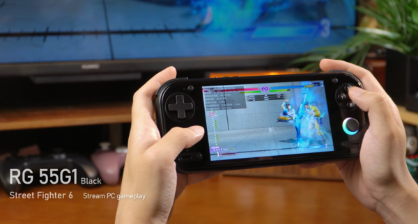 Устройство Anbernic RG 55G1 также можно использовать для потоковой передачи игр с ПК.