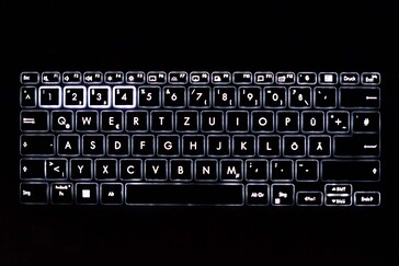 Равномерная подсветка клавиш