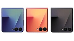 В сети появилось первое реальное изображение Samsung Galaxy Z Flip7 с включенным дисплеем упаковки и крышки. (Источник изображения: Evan Blass)