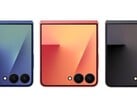 В сети появилось первое реальное изображение Samsung Galaxy Z Flip7 с включенным дисплеем упаковки и крышки. (Источник изображения: Evan Blass)