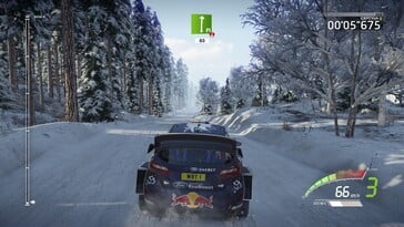На снимке: скриншот из игры «WRC 7: FIA World Rally Championship».