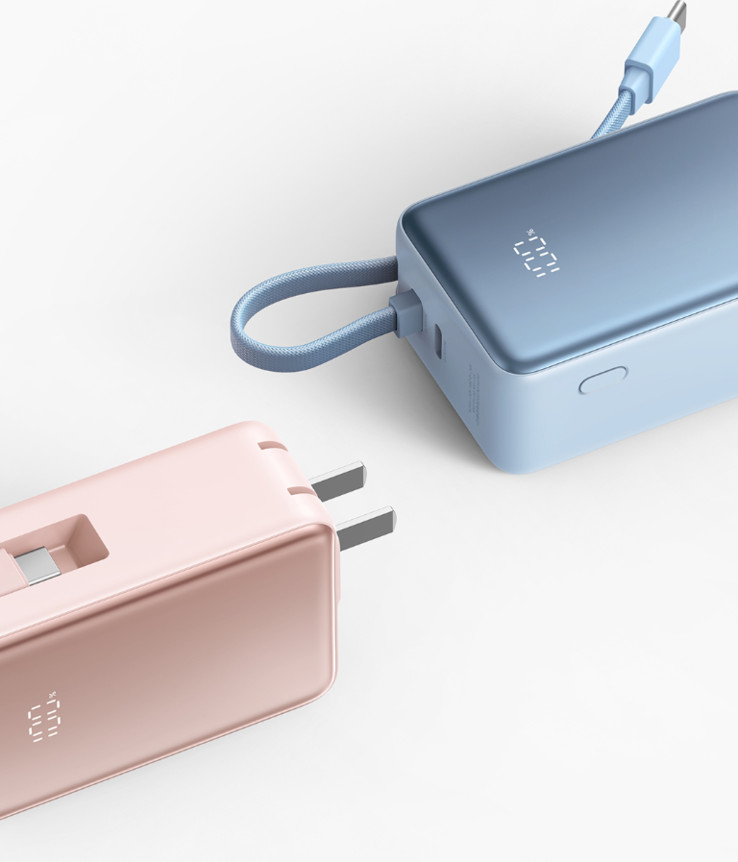 Xiaomi 3-в-1 Power Bank 5000 33W имеет складные контакты. (Источник изображения: Xiaomi)