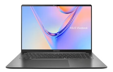 Asus Vivobook S16, вид спереди с открытым экраном