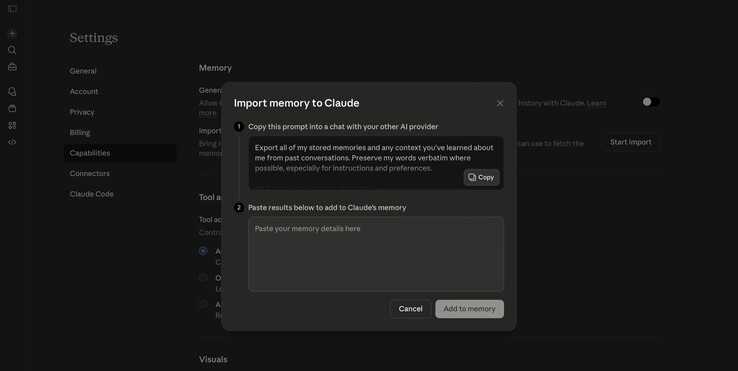 Функция импорта теперь доступна и для бесплатного уровня.