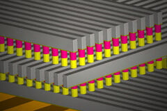 Схематическое изображение технологии 3D Matrix Memory компании SanDisk.