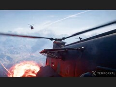 Скриншот с кадрами режима battle royale из Battlefield 6. (Источник изображения: temporyal на X)