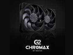 Полностью черный Noctua G2 Chromax на фото