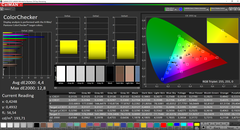 CalMAN: ColorChecker (после калибровки)