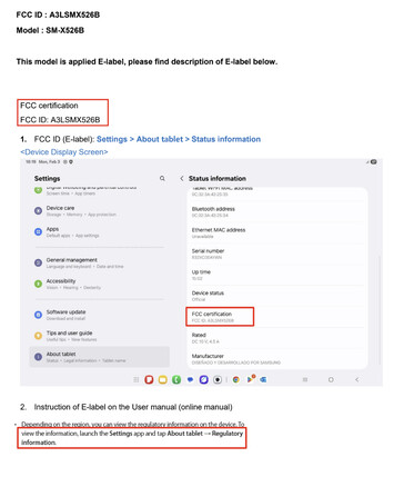 Galaxy Tab S10 FE. (Источник изображения: FCC)