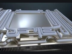 Gigabyte использует термогель серверного класса в нескольких своих графических процессорах, который наносится с помощью полностью автоматизированного процесса. (Источник изображения: YouTube-канал AORUS)
