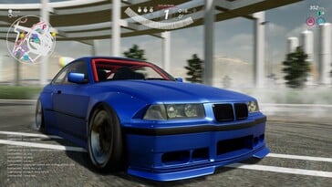 На снимке: скриншот игрового процесса из игры «OverDrift Festival».