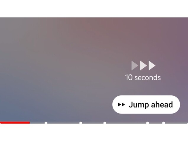 Новая кнопка YouTube Premium "Перейти вперед" на сайте Android (Источник: YouTube)