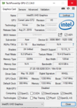 Вывод GPU-Z для Intel UHD